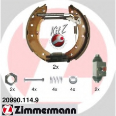 20990.114.9 ZIMMERMANN Комплект тормозных колодок