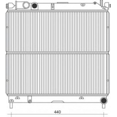 350213115300 MAGNETI MARELLI Радиатор, охлаждение двигателя
