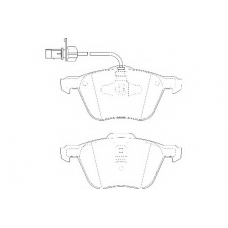 WBP23269B WAGNER LOCKHEED Комплект тормозных колодок, дисковый тормоз