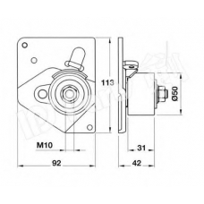 ITB-6124 IPS Parts Устройство для натяжения ремня, ремень грм