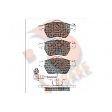 RB1396 R BRAKE Комплект тормозных колодок, дисковый тормоз