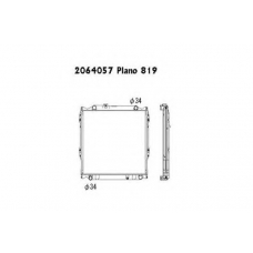 2064057 ORDONEZ Радиатор, охлаждение двигателя