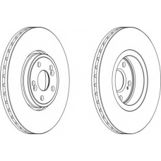 DDF1405-1 FERODO Тормозной диск