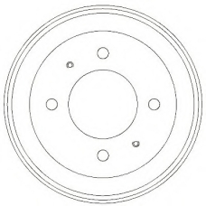 329319J JURID Тормозной барабан