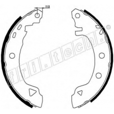 17086 fri.tech. Комплект тормозных колодок