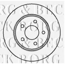 BBD4123 BORG & BECK Тормозной диск