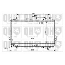 QER2197 QUINTON HAZELL Радиатор, охлаждение двигателя