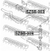 SZSB-003 FEBEST Опора, стабилизатор