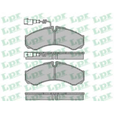 05P684A LPR Комплект тормозных колодок, дисковый тормоз
