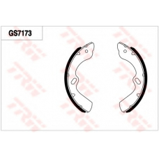 GS7173 TRW Комплект тормозных колодок