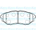 BP-8020 KAVO PARTS Комплект тормозных колодок, дисковый тормоз