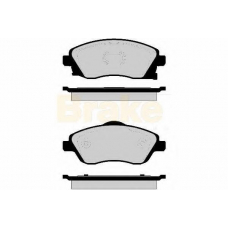 PA1476 BRAKE ENGINEERING Комплект тормозных колодок, дисковый тормоз