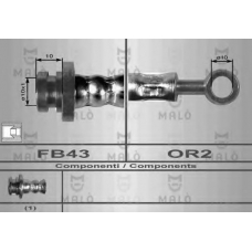 80064 Malo Тормозной шланг