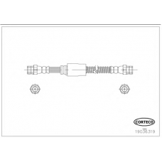 19036319 CORTECO Тормозной шланг