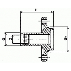 486901 RUVILLE Ступица колеса