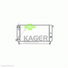31-2241 KAGER Радиатор, охлаждение двигателя