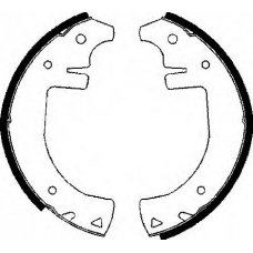 BS553 QUINTON HAZELL Комплект тормозных колодок