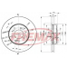 BD-2586 FREMAX Тормозной диск