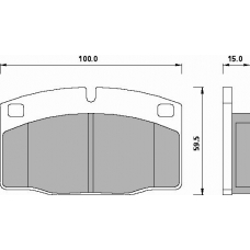 426987 ROULUNDS Disc-brake pad, front