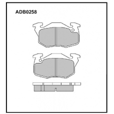 ADB0258 Allied Nippon Тормозные колодки
