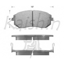 FK7055 KAISHIN Комплект тормозных колодок, дисковый тормоз