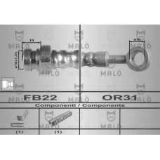 80483 Malo Тормозной шланг