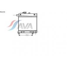 MSA2150 AVA Радиатор, охлаждение двигателя