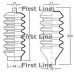 FSG3012 FIRST LINE Пыльник, рулевое управление