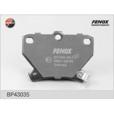 BP43035 FENOX Комплект тормозных колодок, дисковый тормоз
