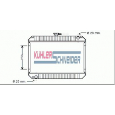 1610301 KUHLER SCHNEIDER Радиатор, охлаждение двигател