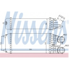 96594 NISSENS Интеркулер
