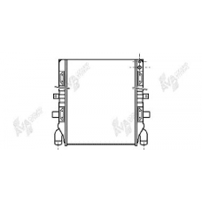 46002004 VAN WEZEL Радиатор, охлаждение двигателя