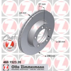 460.1523.20 ZIMMERMANN Тормозной диск