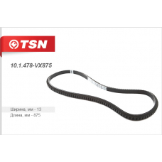 10.1.478-VX875 TSN Ремень клиновый зубчатый