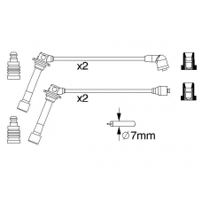 0 986 357 241 BOSCH Комплект проводов зажигания