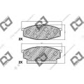 BP1448 DJ PARTS Комплект тормозных колодок, дисковый тормоз