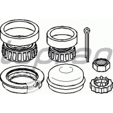 102 832 TOPRAN Комплект подшипника ступицы колеса