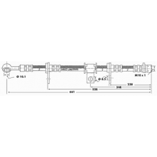 FBH6193 FIRST LINE Тормозной шланг