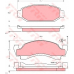 GDB4058 TRW Комплект тормозных колодок, дисковый тормоз