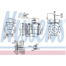 89747 NISSENS Компрессор, кондиционер
