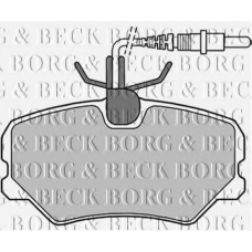 BBP1346 BORG & BECK Комплект тормозных колодок, дисковый тормоз