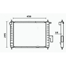 RM0582 EQUAL QUALITY Радиатор, охлаждение двигателя