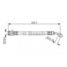 1 987 481 354 BOSCH Тормозной шланг