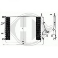 8766000 DIEDERICHS Конденсатор, кондиционер