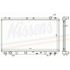 64758A NISSENS Радиатор, охлаждение двигателя