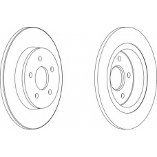 DDF1227-1 FERODO Тормозной диск