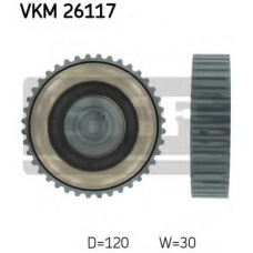 VKM 26117 SKF Паразитный / ведущий ролик, зубчатый ремень