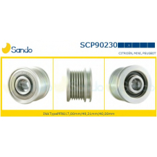 SCP90230.1 SANDO Ременный шкив, генератор