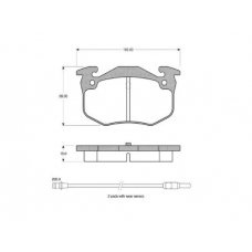 363702160565 MAGNETI MARELLI Колодки тормозные