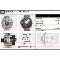 DRB7670 DELCO REMY Генератор